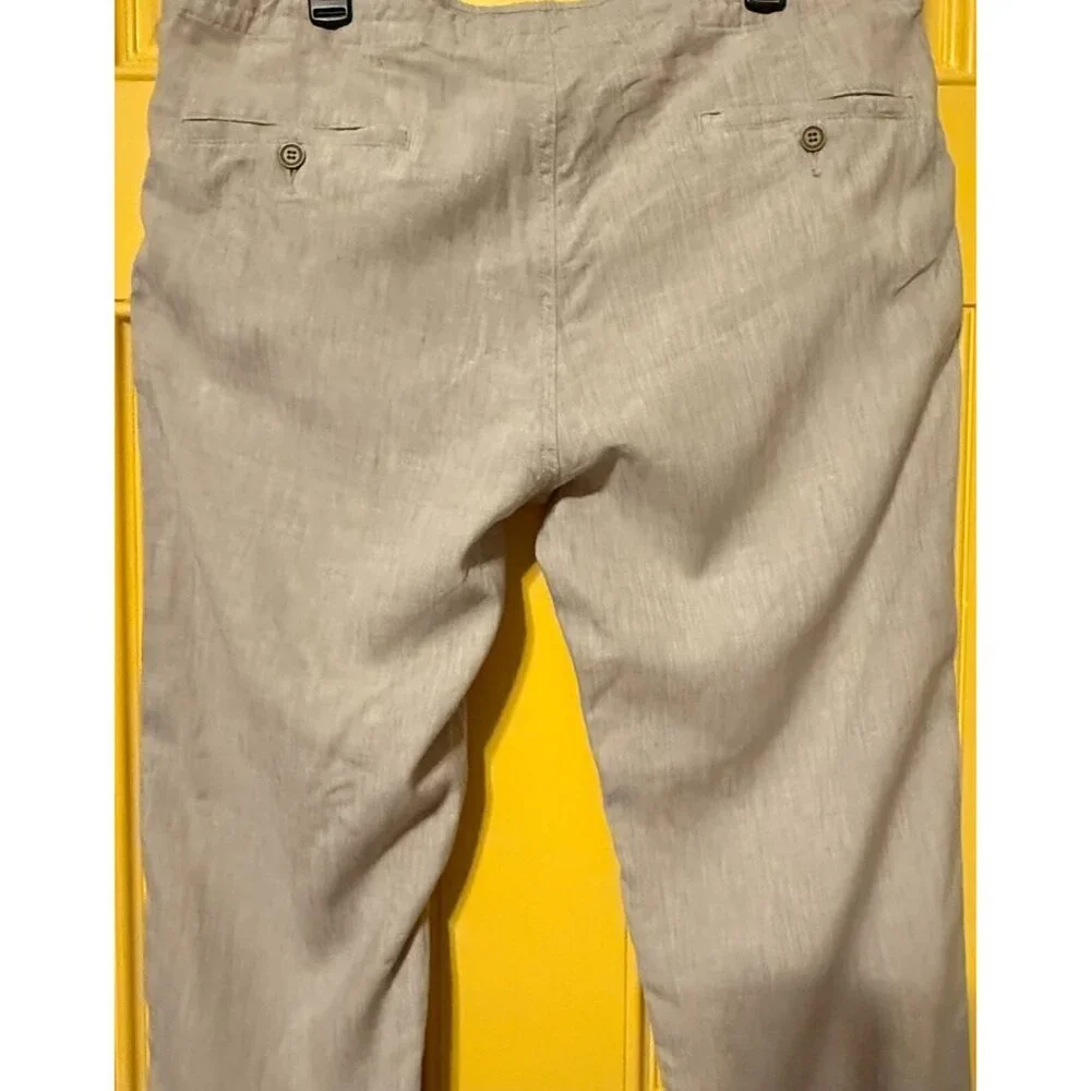 J.S. A. Bank Pants Reserve Linen (72%) Blend‎ Luxury SZ *36 x 20 Tailored Fit